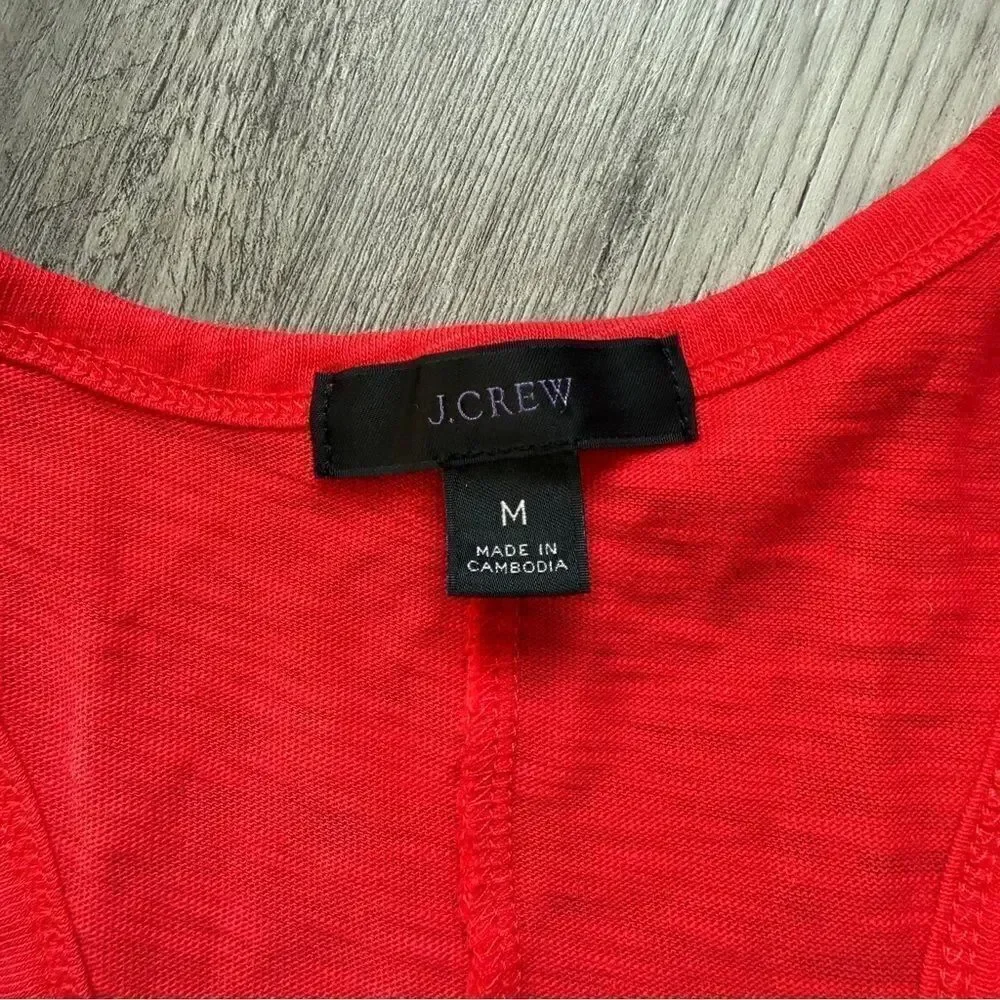 J. Crew Hi Low Swingy Tank Dress Medium Minimalist Racerback